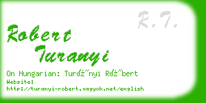 robert turanyi business card